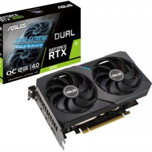 VGA ASUS DUAL GEFORCE RTX 3060 V2 OC 12GB GDDR6 (DUAL-RTX3060-O12G-V2)