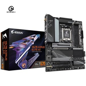 MAIN GIGABYTE X670 AORUS ELITE AX DDR5 (WIFI 6E + BLUETOOTH - AMD X670, SOCKET AM5, ATX, 4 KHE RAM DDR5)-BH HLC 36TH