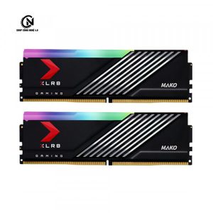 KIT RAM PNY XLR8 MAKO 32GB (2x16GB) RGB DDR5 6000Mhz BLACK