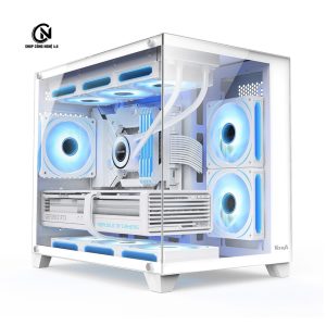 VỎ CASE VITRA CRYSTAL S1 V2 WHITE (MATX/MÀU TRẮNG/RAD 360)