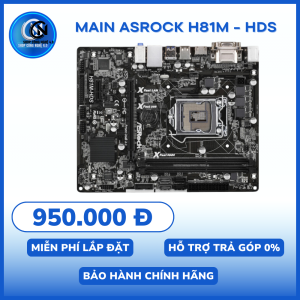 MAINBOARD ASROCK H81M - HDS