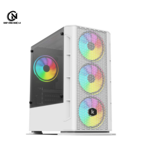 VỎ CASE KENOO ESPORT G362 WHITE (NO FAN)
