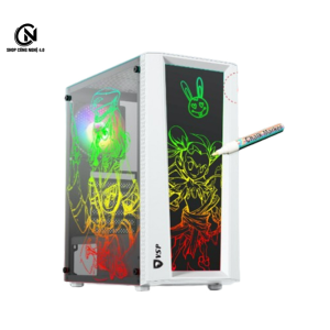 VỎ CASE KENOO ESPORT G362 WHITE (NO FAN)