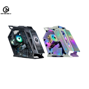 VỎ CASE MÁY TÍNH VSP E-ROG ES1 Black/WHITE